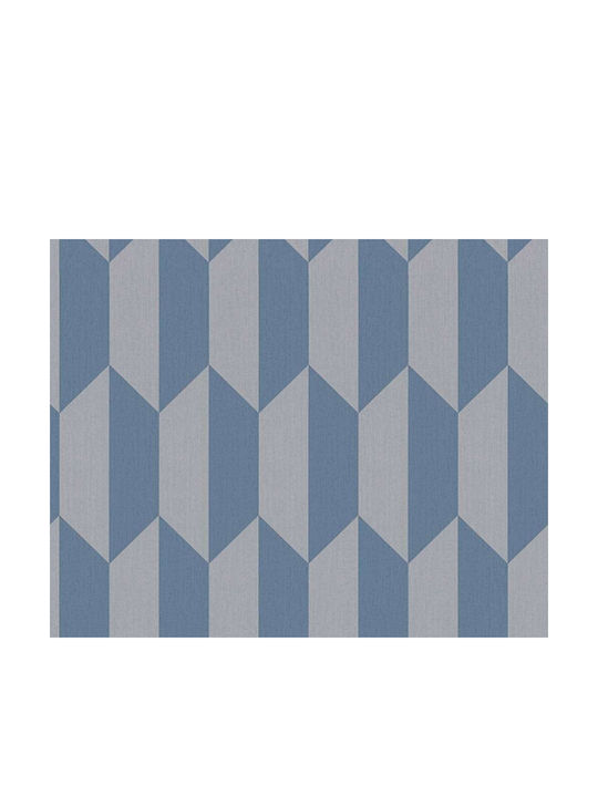 Wallpaper Bjorn Vinyl Blue L1000xW53cm