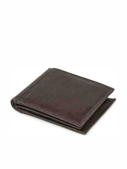 Fetiche Leather CA Кожен Мъжки Портфейл Кафяв