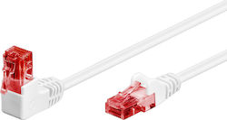 Goobay U/UTP Cat.6 Καλώδιο Δικτύου Ethernet 1m Λευκό