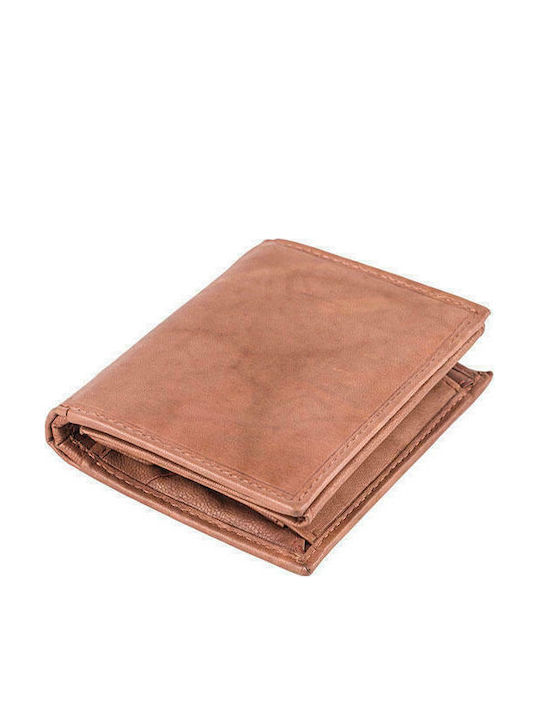 Fetiche Leather GA Portofel bărbătesc Clasice Tabac maro