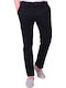 Miami Pantaloni Chino Elastic cu Croială Slim Negru