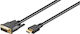 Goobay Kabel DVI-D-Stecker - HDMI-Stecker 3m Schwarz (51581)
