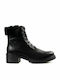 Yokono Curio 005 Leather Women's Ankle Boots Black Curio-005