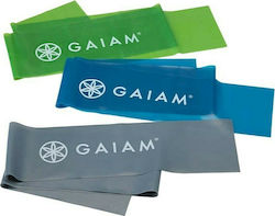 Gaiam Bänder für das Training Set 3Stück Mehrfarbig Halteband-Set (3 Stück)