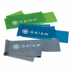Gaiam Resistance Bands Set 3pcs Multicolour Retaining Tape Set 3pcs 1.52m