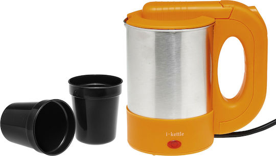 Electra ΑΤ-107 Orange Βραστήρας Ταξιδίου 500ml 1000W Πορτοκαλί