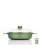 Risoli Dr Green Shallow Pot made of Cast Aluminum 3lt / 28cm