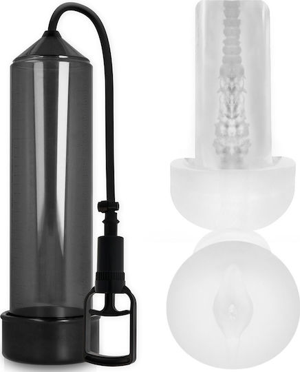 Pump Addicted RX7 with Masturbator Τρόμπα Πέους Μαύρη