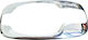 S-dizayn Car Door Frame Decoration Renault Trafic 2001-2010 Door Handle Frame Chrome Metallic 3pcs in Silver Color