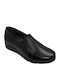 Aerostep Anatomic Women's Leather Slip-Ons Black