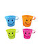 Plastic Cup Multicolour 4pcs