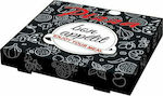 Disposable Pizza Paper Box 28x28x4.2cm 100pcs Bon Appetit