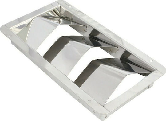 Lalizas Boat Stainless Steel Air Duct Louver 325x112x27mm SIlver