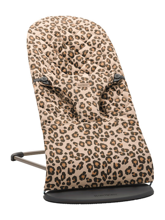 BabyBjorn Χειροκίνητο Relax Μωρού Bliss Cotton Beige Leopard για Παιδί έως 13kg