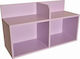 Bibliotecă Perete Lemn Violet 86x31x49cm