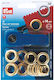 Prym Gold Metal Capsule Sewing Supply 1.4x1.4cm 10pcs