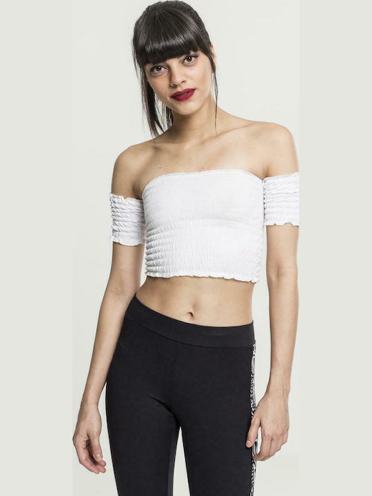 Urban Classics Women's Summer Crop Top Off-Shou...