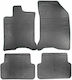 Frogum Set of Front and Rear Mats 4pcs for Renault Laguna 2001-2007 Black
