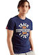 Athletic T-shirt Navy Blue