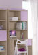 Kids Wooden Shelf S2 Purple 100x30x105cm