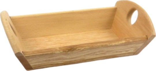 Karageorgos Bros Brotkorb Holz Braun 28x17x6cm