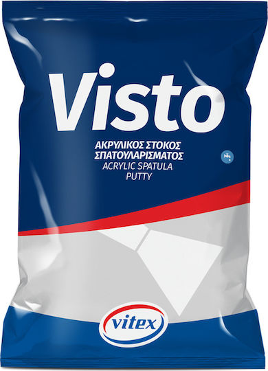 Vitex Visto General Purpose Filler Acrylic / Water Putty Spatula White 5kg