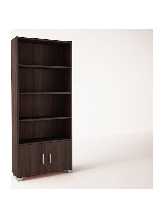 No 12 Bibliotecă pardoseală Lemn Wenge 75x30x180cm