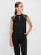 Vero Moda Women's Summer Blouse Sleeveless Black