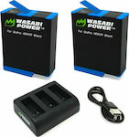 Wasabi Power Battery Kit + Triple Charger for GoPro Hero 9