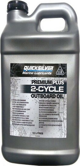 Quicksilver Premium Plus 2T Outboard Boat Lubricant Λάδι Δίχρονης Εξωλέμβιας Quicksilver Premium Plus 10L 10lt