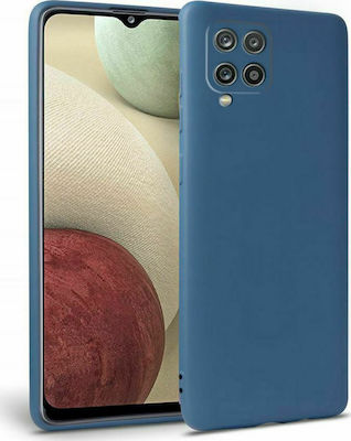 Tech-Protect Icon Umschlag Rückseite Silikon Blau (Galaxy A12) 26039