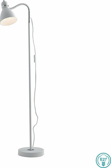 Fan Europe Peopleptbco Vintage Floor Lamp Height 142x34cm with E27 Lamp Bulb Base White