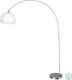 Fan Europe Plaza Floor Lamp Height 205x35cm with E27 Lamp Bulb Base White