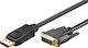 Goobay Cablu DVI-D - DisplayPort 2m Negru (51961)