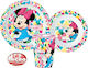 Stor Feeding Set Minnie made of Plastic Multicolour 3pcs for 2+ months