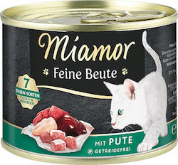 Miamor Feine Beute Wet Food for In Can with Turkey 1pc 185gr