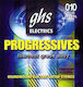 GHS Strings Progressives Set of Electric Guitar Strings 50/50 Nickel/Iron 10 - 46 Light