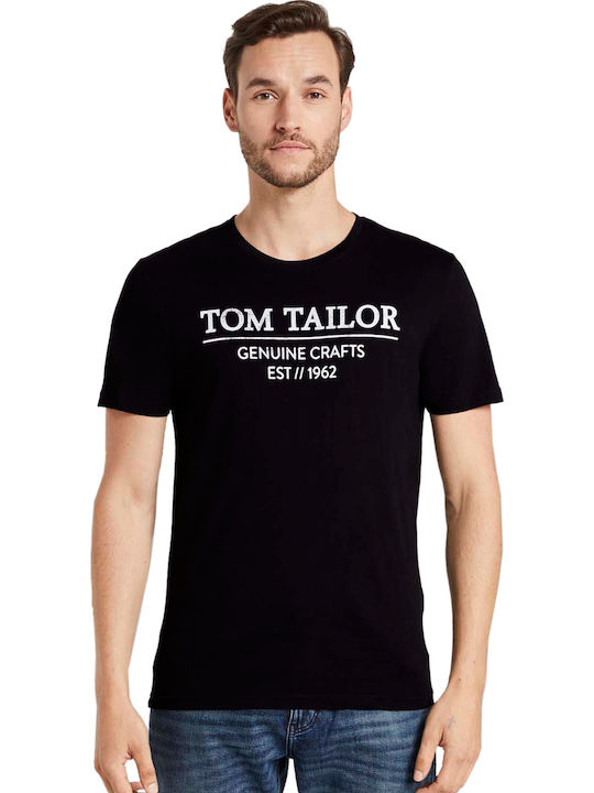 Tom Tailor T-shirt Μαύρο