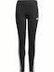 Kids Legging Sports Long Black 3 Stripes