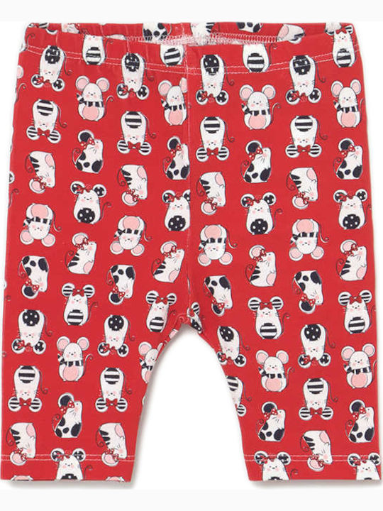Mayoral Kids Legging Cycling Short Red Ecofriends