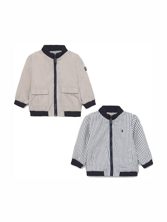 Kids' Bomber Short Windproof Double Sided Gray
