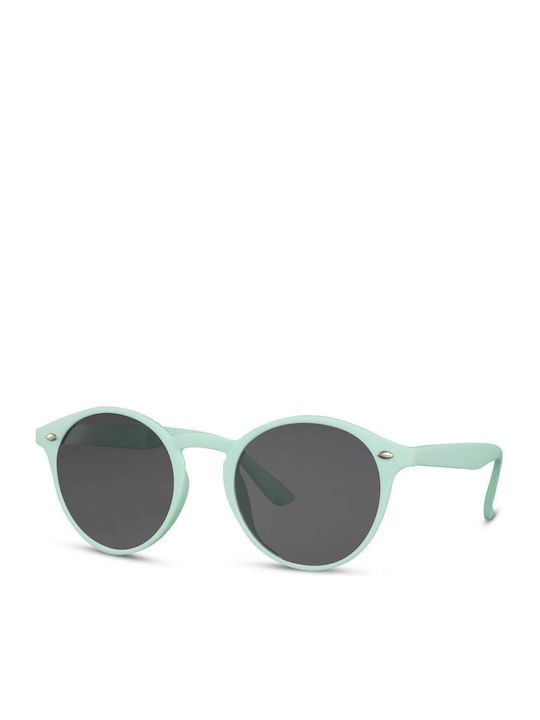 Solo-Solis Malibu Sunglasses with Green Acetate Frame and Gray Lenses NDL2676