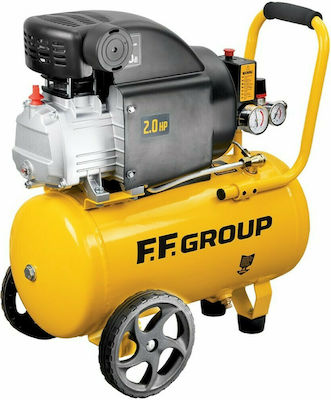 F.F. Group AC-D 24/2MC Easy Κομπρεσέρ Αέρος με Ισχυ 2hp και Αεροφυλάκιο 24lt