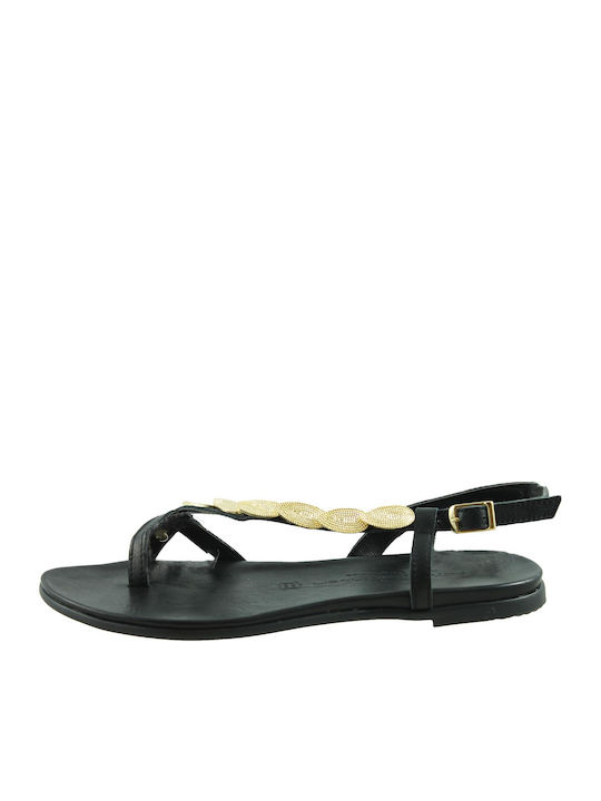 Robinson Women's Flat Sandals in Black Color