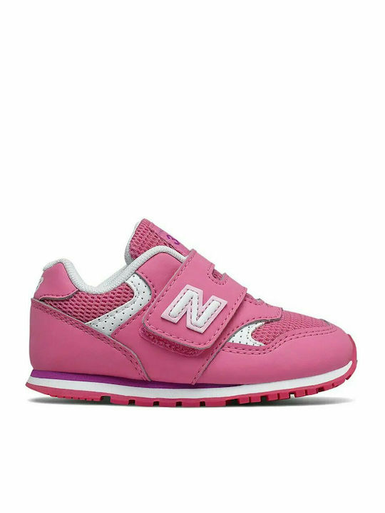 393 Kinder Sneakers Anatomisch mit Klettverschluss Rosa