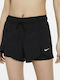 Nike Dri-Fit Flex Essential Αθλητικό Γυναικείο Σορτς Μαύρο