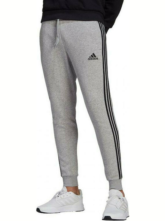 Adidas Sportswear Παντελόνι Φόρμας με Λάστιχο Fleece Γκρι