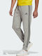 Essentials 3 Stripes Pantaloni de trening cu Elastic Gri
