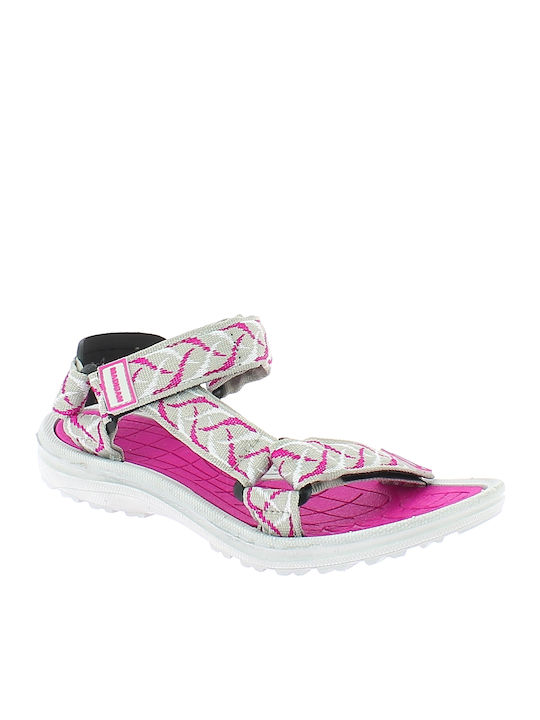 Madigan Siva Women's Flat Sandals Sporty In Fuchsia Colour