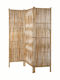 Bamboo Dekorativer Raumteiler aus Bambus mit 3 Paneelen 135x170cm